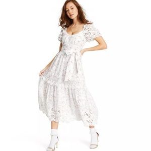 LoveShackFancy Target collaboration white eyelet dress